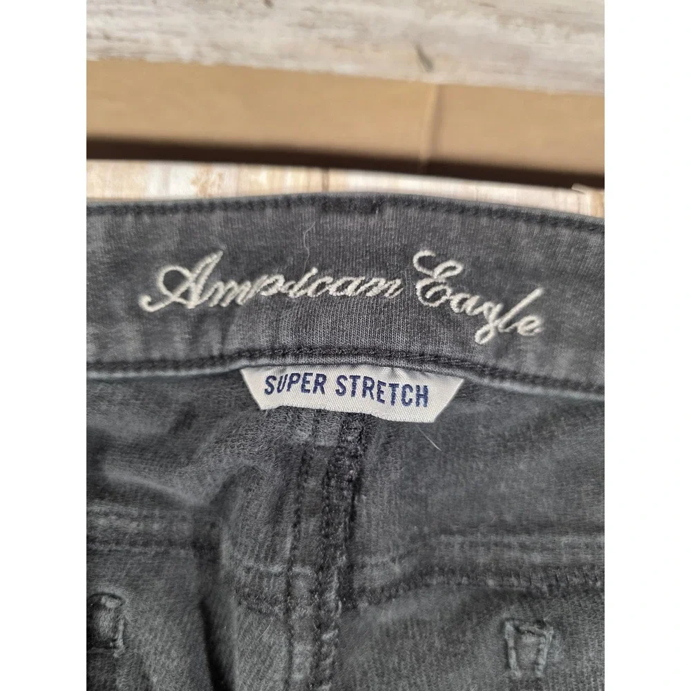 American Eagle Women Lot‎ 10 Super Stretch Black Jeggings & 12 Reg. Green Jeans - Picture 4 of 16